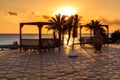 Sunset in Marsa Alam, red sea, Egypt