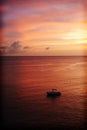 Sunset, Martinique. Royalty Free Stock Photo
