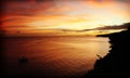 Sunset, Martinique. Royalty Free Stock Photo