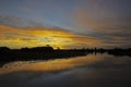 Sunset on the Mary river .