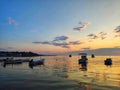 Sunset at Mavisehir Didim Royalty Free Stock Photo