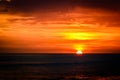 Sunset at Mazatlan beach, Mexico