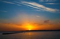 Sunset on Medditerranean Sea