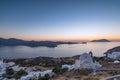 Sunset in Milos, Greece Royalty Free Stock Photo