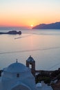 Sunset at Milos, Greece Royalty Free Stock Photo