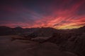 Sunset from Minas de MazarrÃÂ³n, Spain