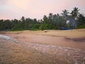 Sunset in Mirissa beach, Sri Lanka