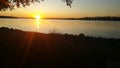 Sunset, Mississippi, river, afternoon water