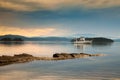 Sunset at Montague Harbour Marine Provincial Park on Galiano Island in the Gulf Islands, British Columbia