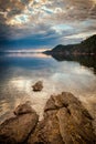 Sunset at Montague Harbour Marine Provincial Park on Galiano Island in the Gulf Islands, British Columbia