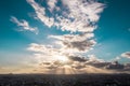 Sunset at Monte Bom Jesus - Caruaru, Pernambuco, Brazil Royalty Free Stock Photo