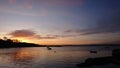Sunset At Montrose Basin Royalty Free Stock Photo