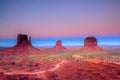 Sunset at Monument Valley, USA Royalty Free Stock Photo