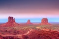 Sunset at Monument Valley, USA Royalty Free Stock Photo