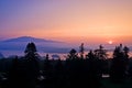 Sunset on Moosehead Lake Royalty Free Stock Photo