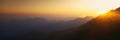 Sunset at Moro Rock Royalty Free Stock Photo