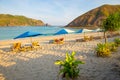 Sunset on the most beautiful beach in Lombok, Mawun beach.