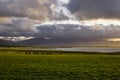 Sunset at Mount Brandon and Lough Gill, Ireland Royalty Free Stock Photo