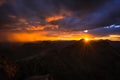 Sunset on Mount Evans