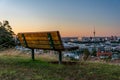 Sunset from mount Hobson Auckland New Zealand