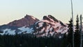 Sunset, Mount Rainier National Park Royalty Free Stock Photo