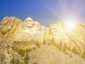 Sunset Mount Rushmore National Memorial