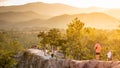 Sunset and mountain views, Pai Canyon, northern Thailand