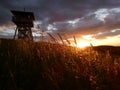 Sunset in the mountains