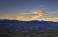 Sunset in the mountains Khizi.Azerbaijan Royalty Free Stock Photo