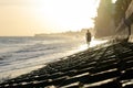 Sunset on Muine beach in Vietnam