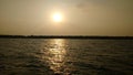 Sunset in the mystic horizon of Sundarban