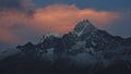 Sunset in Namche Bazar