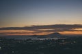 The Sunset in Naples, above us Royalty Free Stock Photo