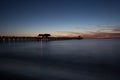 Sunset at Naples pier in Florida Royalty Free Stock Photo