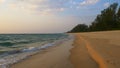 Sunset at Natai beach, Phangnga, Thailand