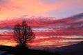 Sunset: Red Clouds, Burning Sky