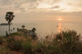 Sunset at Nay Harn on Phuket island in Thailand