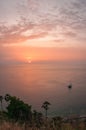 Sunset at Nay Harn on Phuket island in Thailand