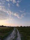 Sunset in the near of Hotel Camp Reinsehlen