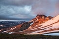 Sunset near Kerlingarfjoll geothermal area, Iceland