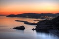 Sunset near Metalia beach, Limenaria, Thassos island, Greece