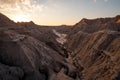 Sunset in the Nebraska Badlands Royalty Free Stock Photo