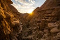 Sunset in the Nebraska Badlands Royalty Free Stock Photo