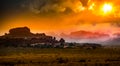 Sunset in the Needles district of Canyonlands in Utah,