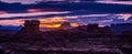 After the Sunset in the Needles district of Canyonlands in Utah, USA