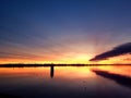 Sunset on the Neuse River