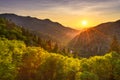 Newfound Gap Smoky Mountains Royalty Free Stock Photo