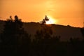 Sunset in the Nilgiris Royalty Free Stock Photo