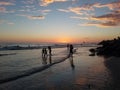 Sunset at North Buccaneer beach, Oceanside California