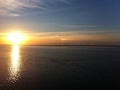 Sunset in northsea